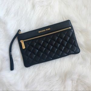 Michael kors top black clutch purse